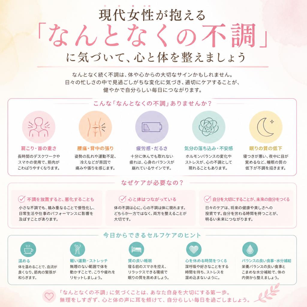 「なんとなく不調」とは？