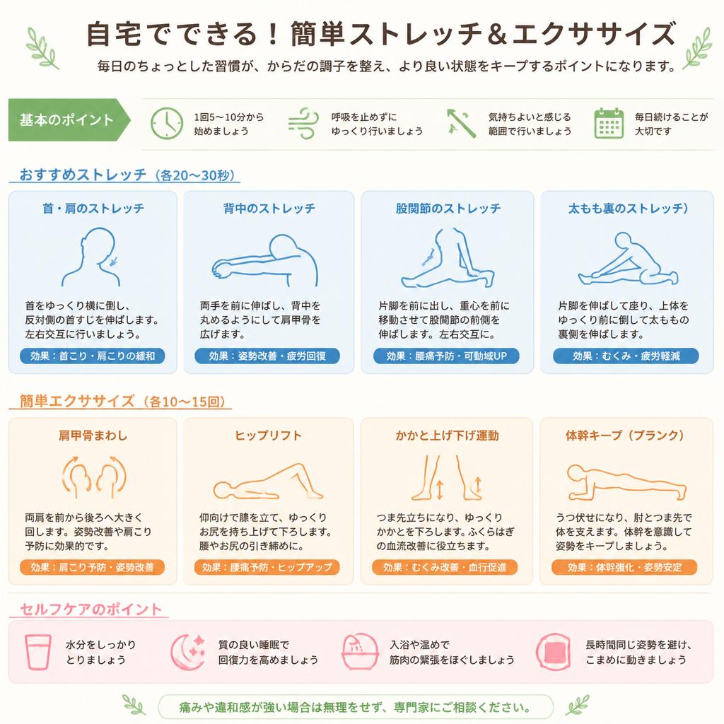 スマホ首・ストレートネック解消のためのアドバイス